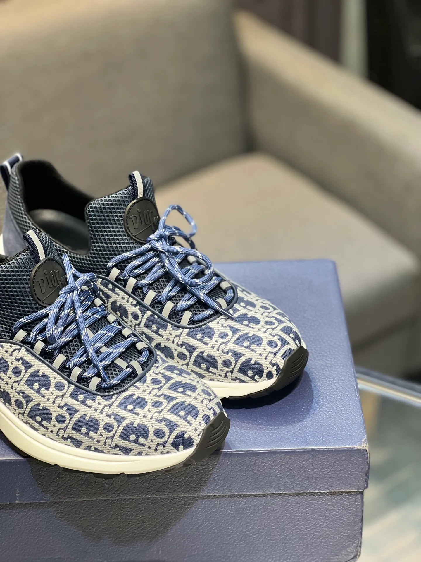 Men's shoes 💰400 [Dior] popular men's shoes, imported mesh splicing material, really inside. Original sole provided by the original factory, 38-45 (45 customized, non-refundable)